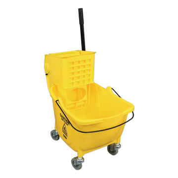 Impact® Side-press Wringer And Plastic Bucket Combo, 12 To 32 Oz, Yellow freeshipping - TVN Wholesale